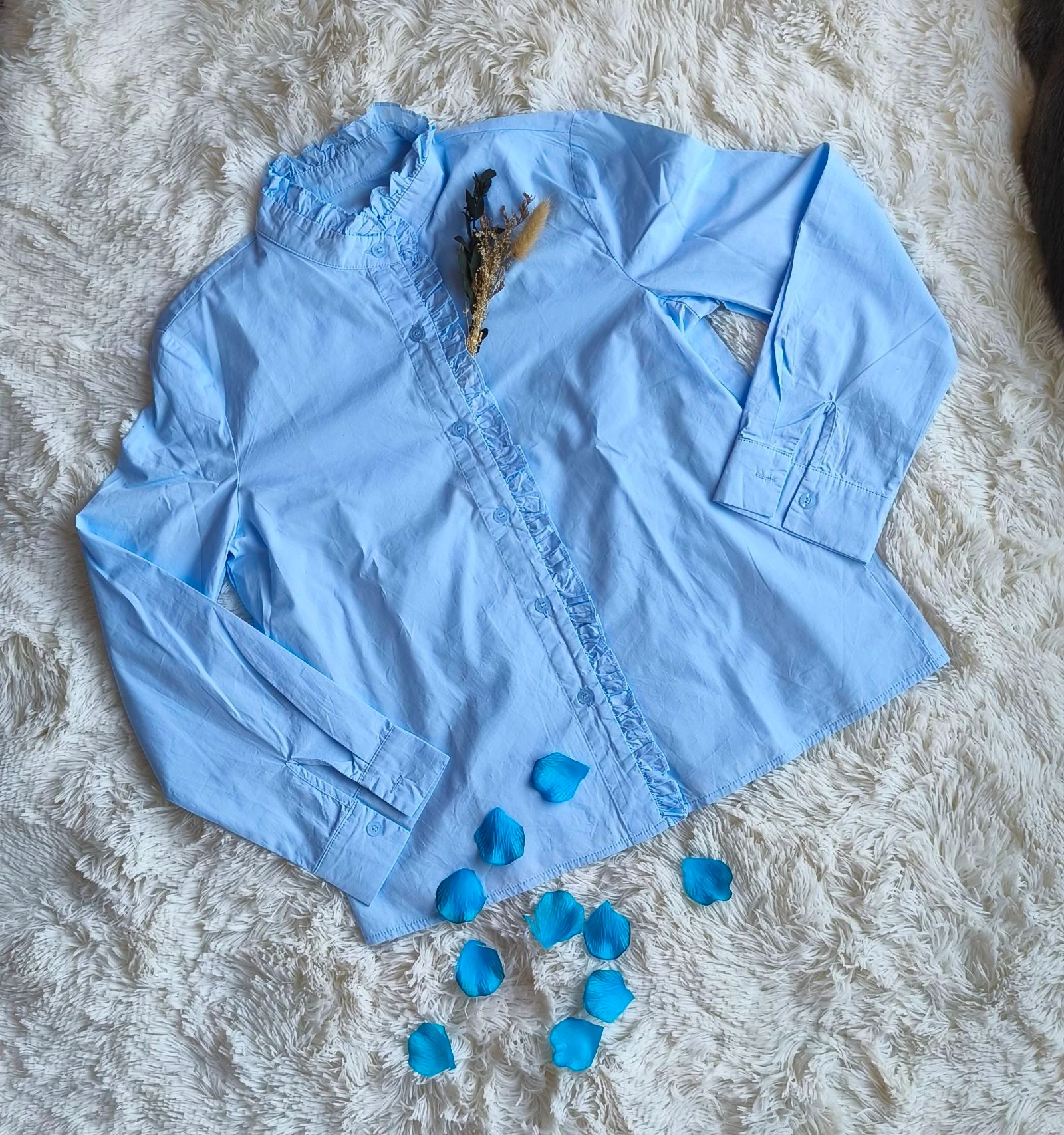 🩵 blouse met ruches dames maat 38 🩵 – photo 2